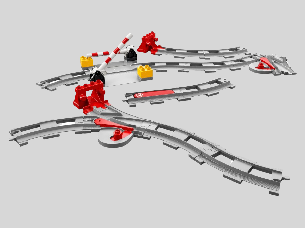 Lego Duplo Town Train Track 10882