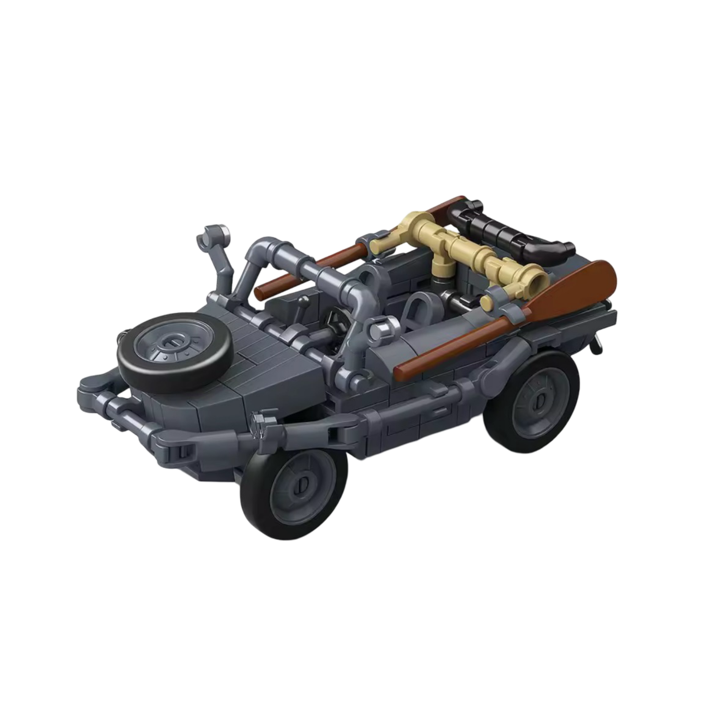 German Type 166 Schwimmwagen – 361 PCS Military Brick Model (1:35 Scale)