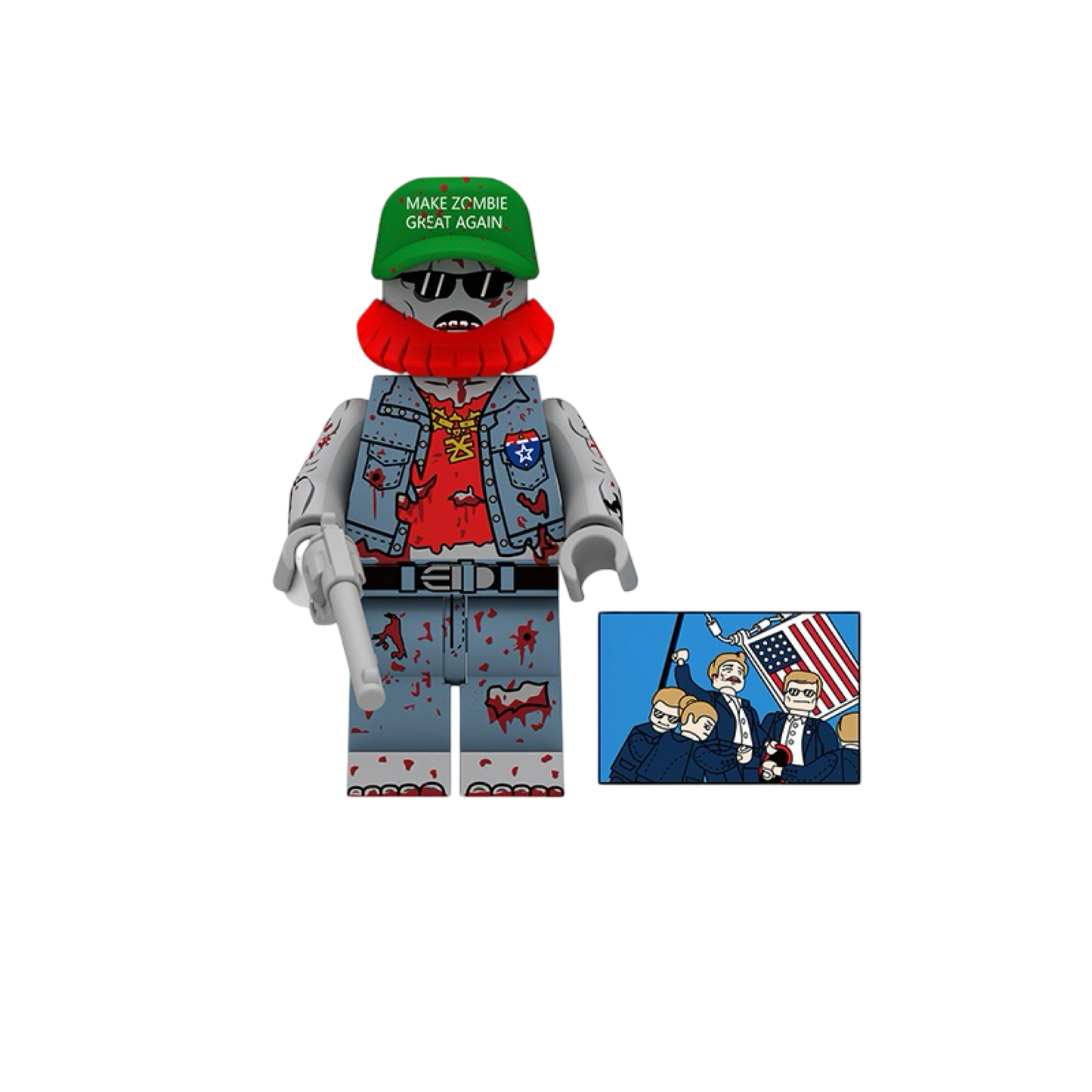 Brick Minifigures Zombies