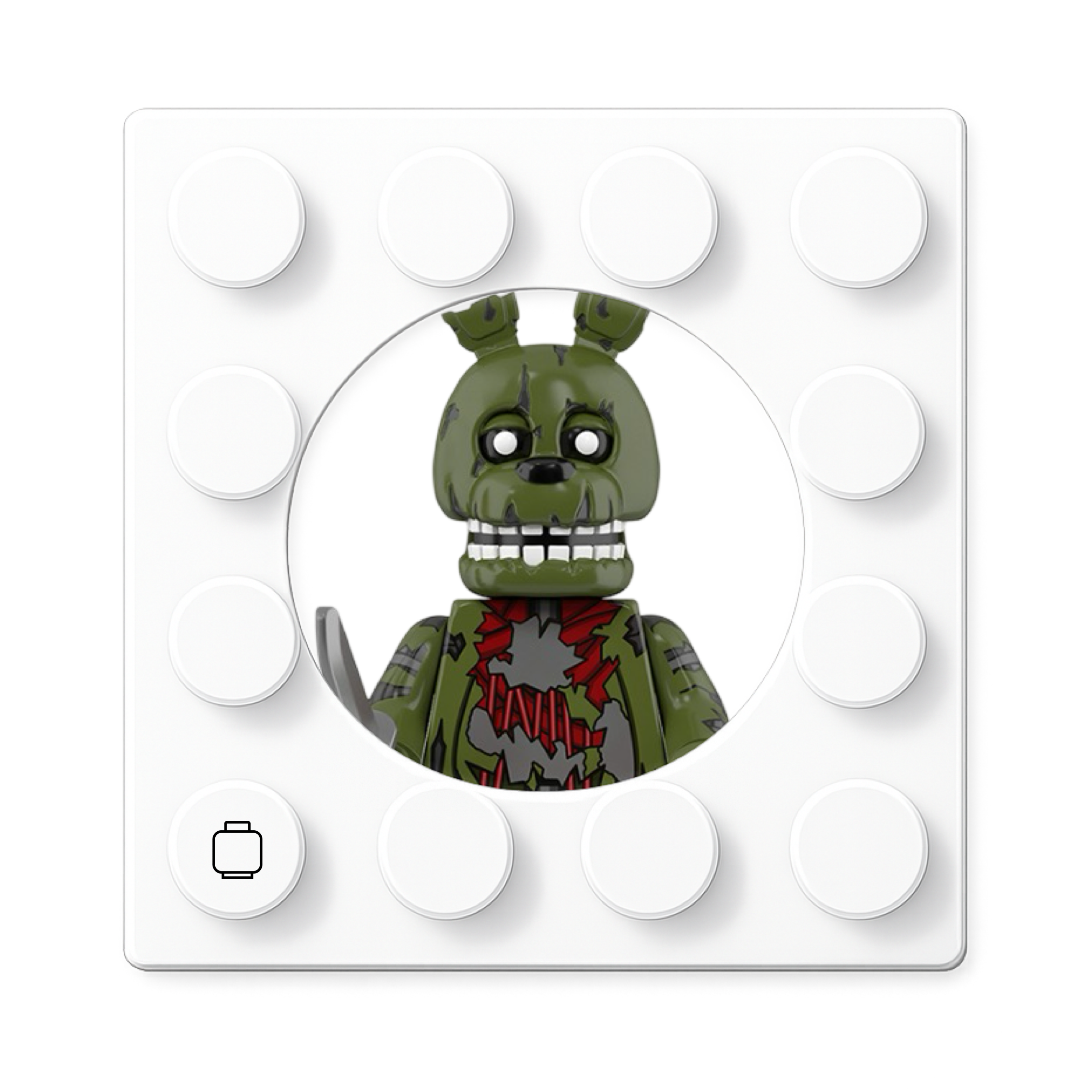 Freddy Five Nights Nightmare Animatronics Figure Toppers with 360-Degree Printing & Free Display Stand Durable Premium Plastic