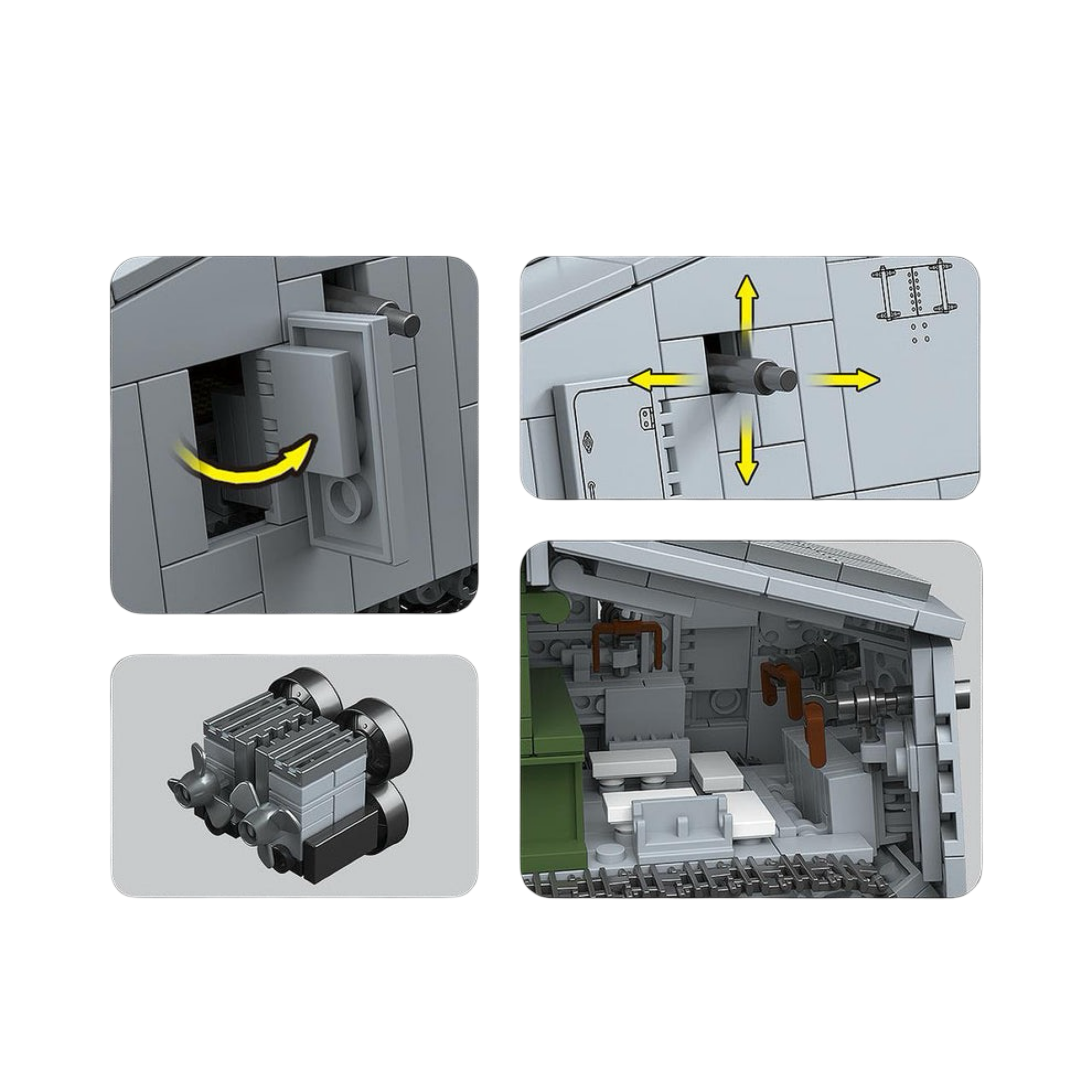 A7V Heavy Tank (920 PCS) – WW1 Brick Compatible Military Build