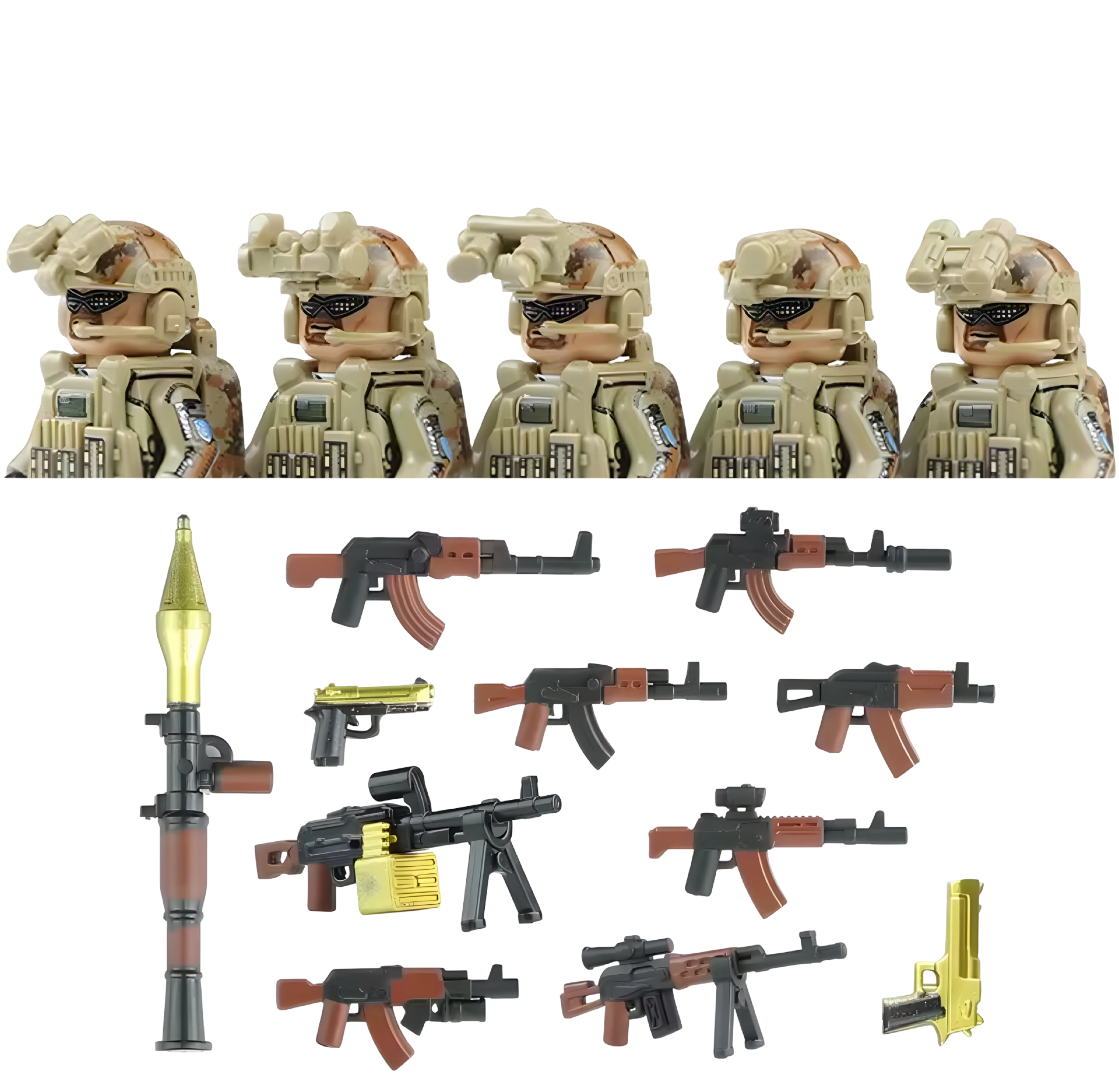 Modern Warfare Soldiers and Arsenal