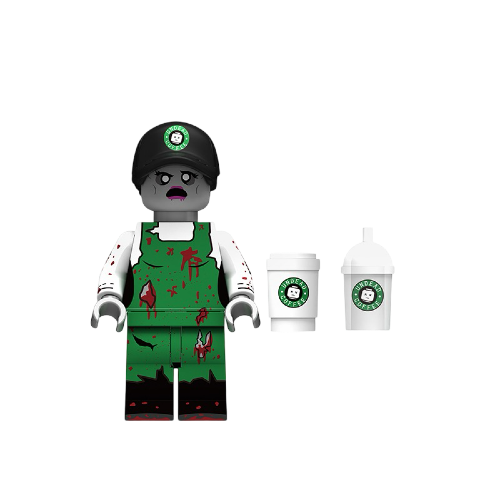 Brick Minifigures Zombies