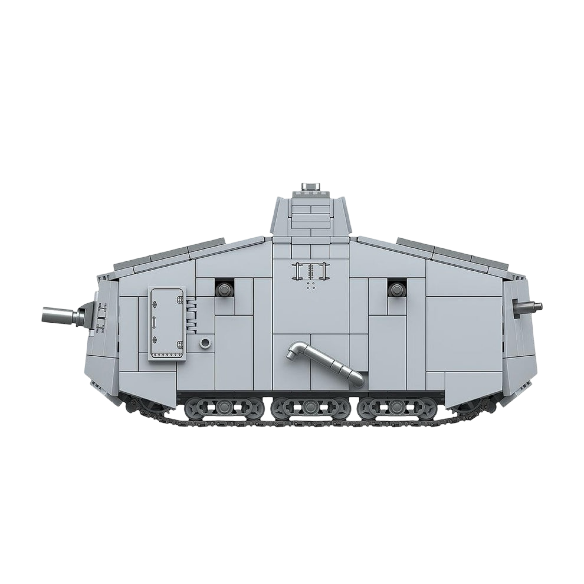 A7V Heavy Tank (920 PCS) – WW1 Brick Compatible Military Build