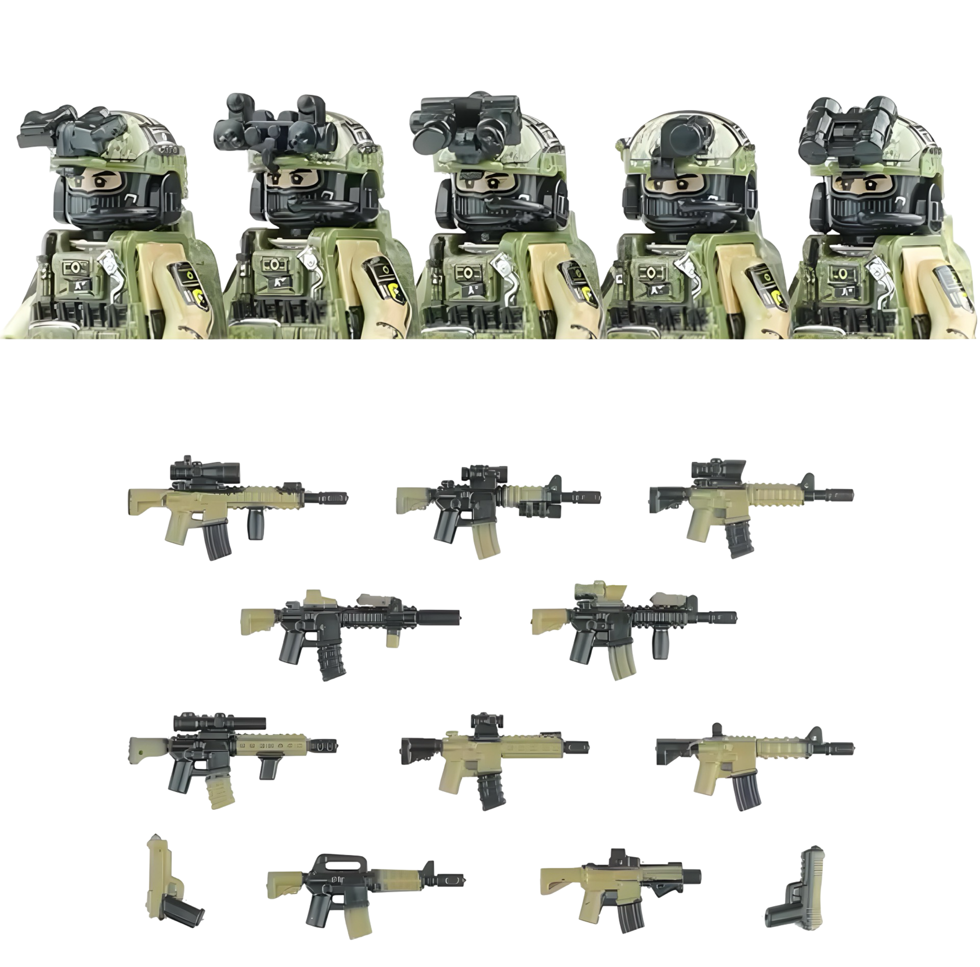 Modern Warfare Soldiers and Arsenal