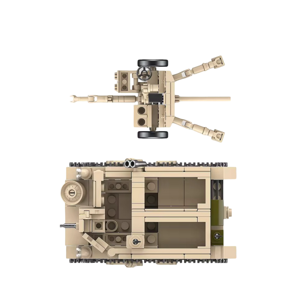 British Bren Gun Carrier Ordnance QF 2lber (389PCS) – WW2 Brick Compatible Military Build