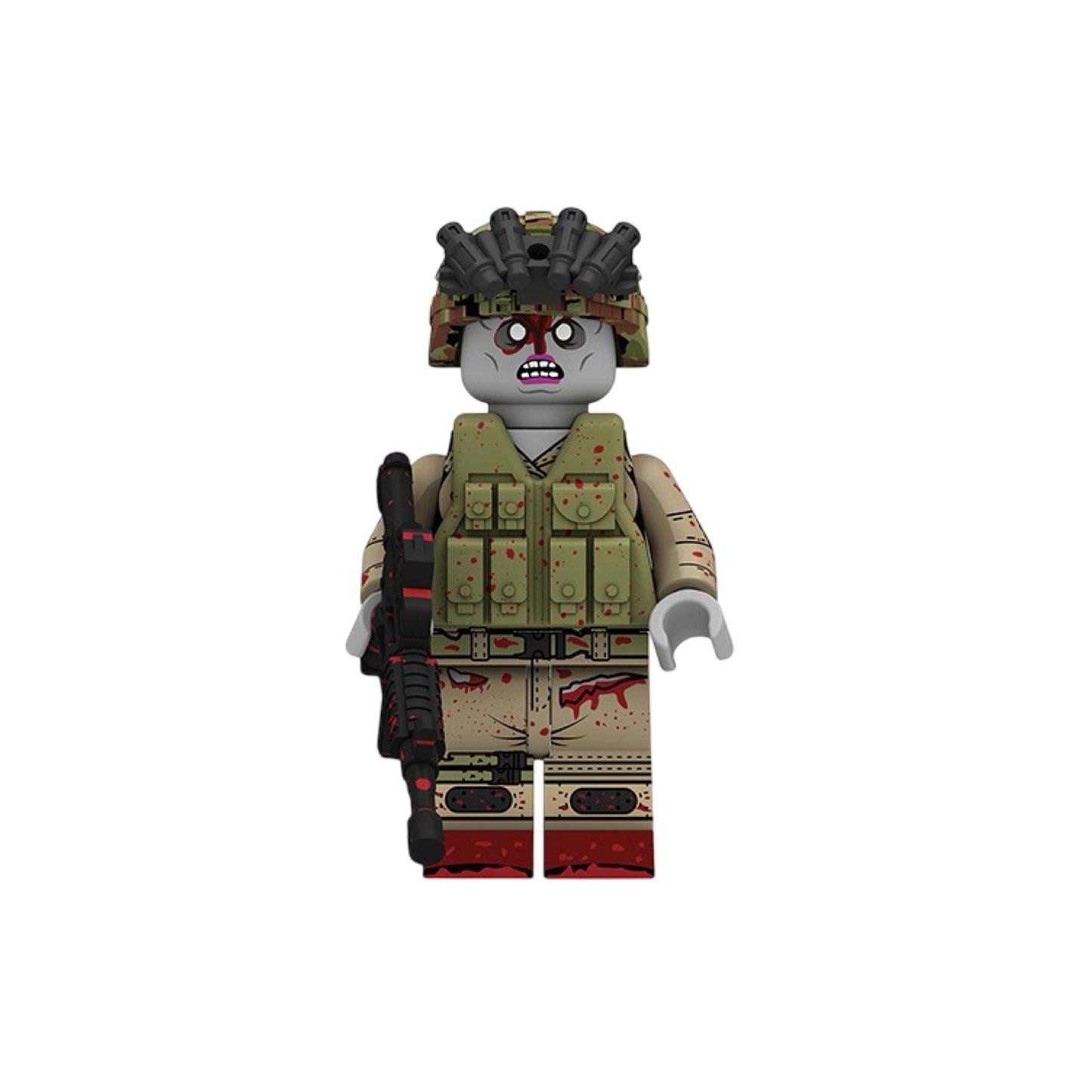 Brick Minifigures Zombies