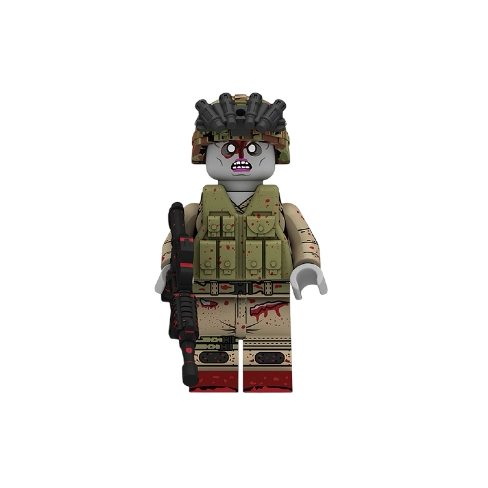 Brick Minifigures Zombies