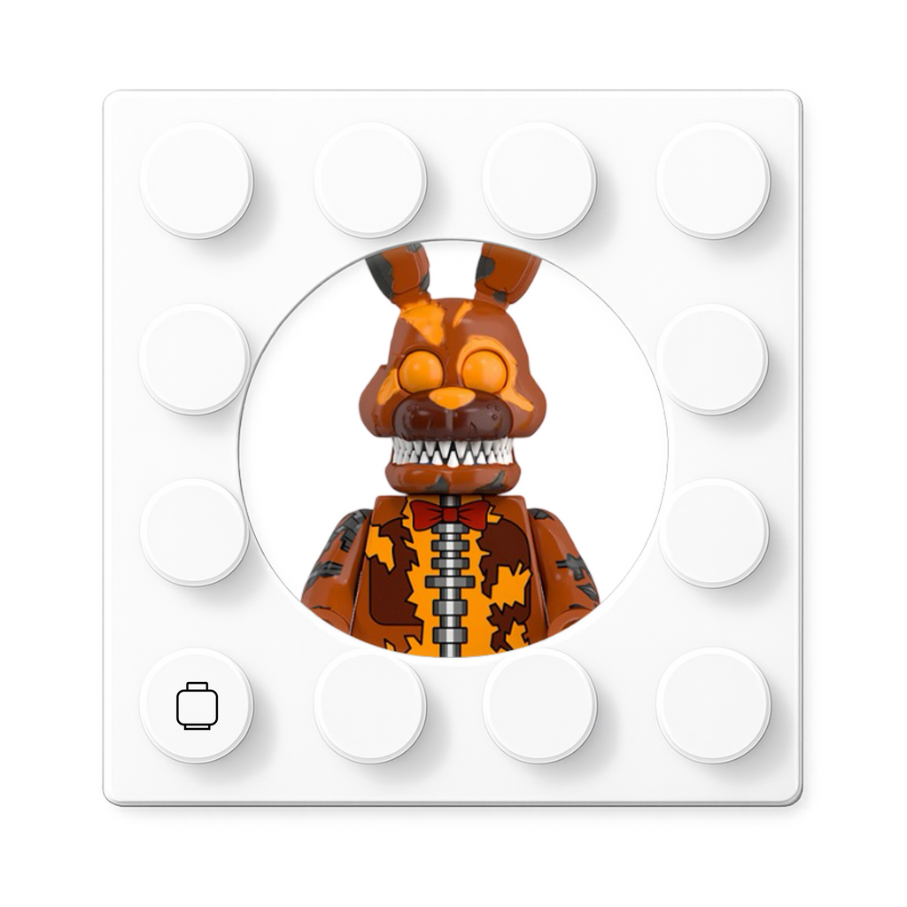 Freddy Five Nights Nightmare Animatronics Figure Toppers with 360-Degree Printing & Free Display Stand Durable Premium Plastic