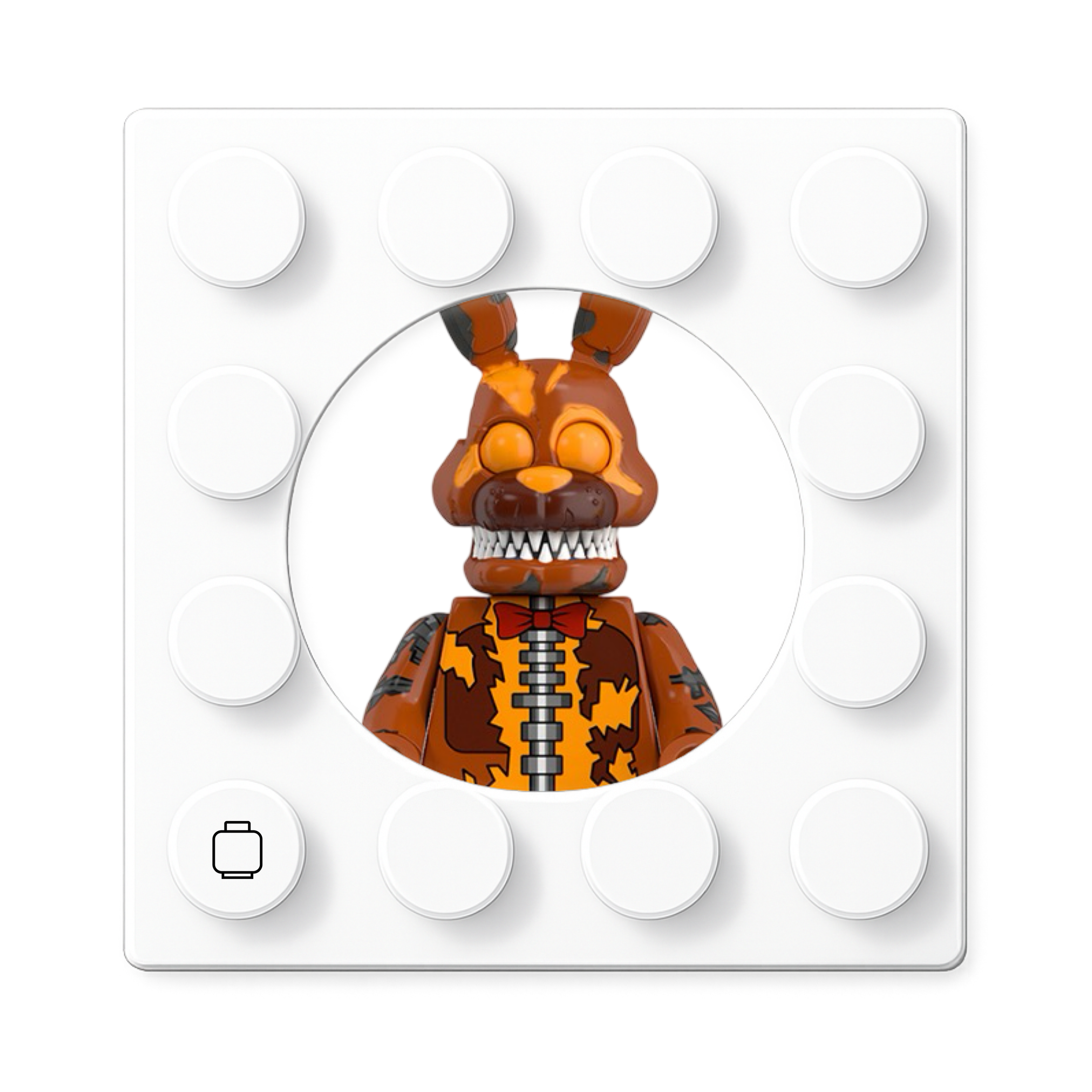 Freddy Five Nights Nightmare Animatronics Figure Toppers with 360-Degree Printing & Free Display Stand Durable Premium Plastic