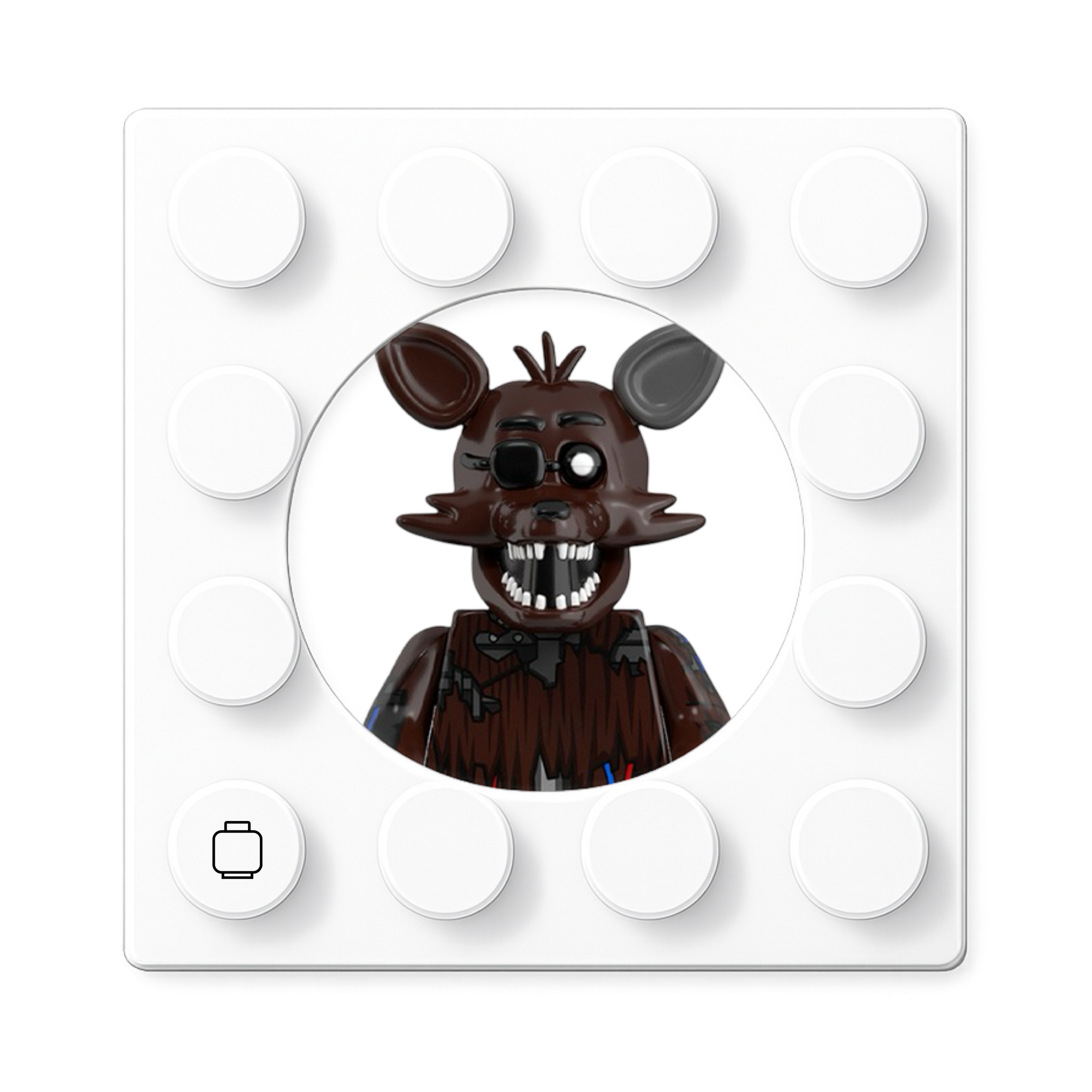 Freddy Five Nights Nightmare Animatronics Figure Toppers with 360-Degree Printing & Free Display Stand Durable Premium Plastic